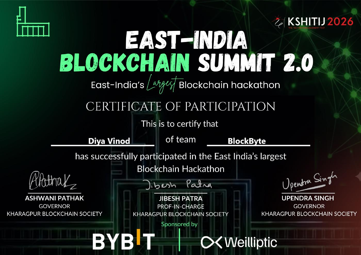 East India BLOCKCHAIN Summit 2.0