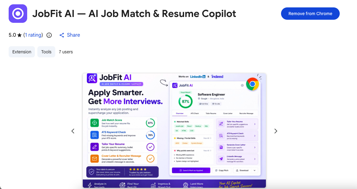 JobFit AI project preview